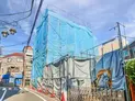【東京都/世田谷区北沢1丁目】世田谷区北沢1丁目 一棟マンション 建築中の外観