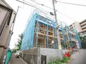 【神奈川県/川崎市高津区下作延1丁目】川崎市高津区下作延1丁目 一棟アパート 建築中の外観