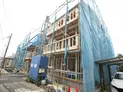 【神奈川県/川崎市高津区下作延1丁目】川崎市高津区下作延1丁目 一棟アパート 建築中の外観
