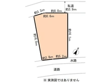 【千葉県/柏市永楽台】柏市永楽台一丁目　古家付土地 区画図