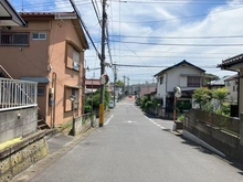 【千葉県/柏市藤心】柏市藤心土地 南西側道路から現地