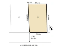 【千葉県/柏市増尾台】柏市増尾台二丁目　土地-2- 区画図