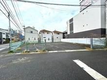 【千葉県/松戸市松戸】松戸市松戸　土地 現地：前面道路含む外観