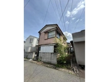 【千葉県/松戸市中和倉】松戸市中和倉　古家付土地 前面道路含む外観