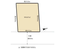 【千葉県/松戸市新松戸】松戸市新松戸3丁目土地 区画図