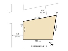 【千葉県/我孫子市東我孫子】我孫子市東我孫子　土地 区画図