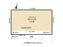【東京都/豊島区千川】豊島区千川1丁目 土地 区画図
