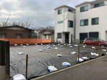 【神奈川県/横浜市西区北軽井沢】横浜市西区北軽井沢土地　A区画 ２区画全景※本件対象は左側