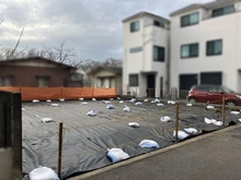 【神奈川県/横浜市西区北軽井沢】横浜市西区北軽井沢土地　B区画 ２区画全景※本件対象は右側