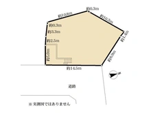 【神奈川県/横浜市中区豆口台】横浜市中区豆口台　土地 区画図