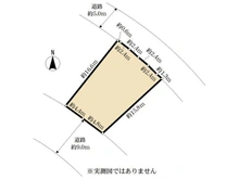 【東京都/稲城市若葉台】稲城市若葉台四丁目　土地 区画図