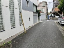 【東京都/世田谷区奥沢】世田谷区奥沢7丁目 前面道路（南西側）