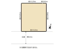 【神奈川県/横浜市青葉区美しが丘西】横浜市青葉区美しが丘西3丁目　土地 区画図