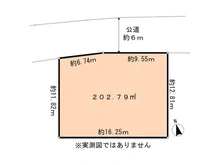 【神奈川県/横浜市都筑区北山田】横浜市都筑区北山田6丁目 土地 区画図