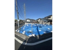 【神奈川県/川崎市高津区久地】川崎市高津区久地1丁目 建築条件無し売地 A区画 現地：現地(対象地は手前角地です) 2026年3月撮影