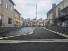 【東京都/目黒区東が丘】目黒区東が丘一丁目A区画 4区画全景※4ｍ公道上から撮影(2025年8月撮影)