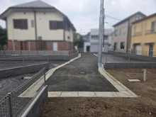 【東京都/目黒区東が丘】目黒区東が丘一丁目A区画 4区画全景※B区画敷地内から撮影(2025年8月撮影)