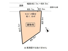 【東京都/中野区中野】中野区中野6丁目 土地 区画図