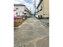 【埼玉県/上尾市栄町】上尾市栄町　土地 前面道路