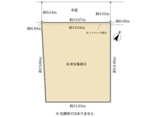 【埼玉県/上尾市栄町】上尾市栄町　土地 区画図