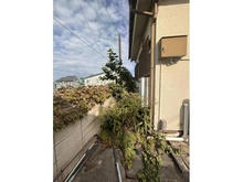 【東京都/八王子市台町】八王子市台町1丁目土地 北側境界付近を撮影