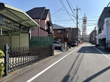 【東京都/八王子市明神町】八王子市明神町1丁目  土地 前面道路含む外観