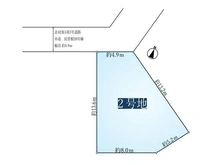 【大阪府/堺市北区長曽根町】堺市北区長曽根町　2号地 区画図
