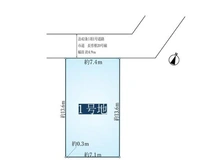 【大阪府/堺市北区長曽根町】堺市北区長曽根町　1号地 区画図