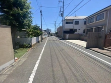 【東京都/大田区久が原】大田区久が原5丁目　土地 前面道路（西側より撮影）
