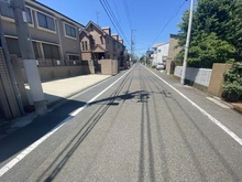【東京都/大田区久が原】大田区久が原5丁目　土地 前面道路（東側より撮影）