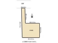 【東京都/大田区久が原】久が原3丁目　売地 区画図