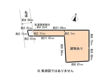 【東京都/大田区久が原】大田区久が原1丁目 土地 区画図