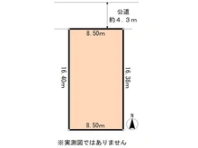 【東京都/大田区南千束】大田区南千束2丁目　売地 区画図