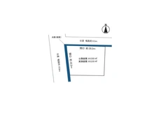 【愛知県/北名古屋市高田寺】北名古屋市高田寺北の川 土地 区画図