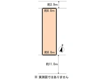 【愛知県/名古屋市名東区山の手】名古屋市名東区山の手3丁目 土地 区画図