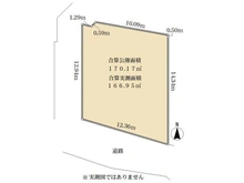 【神奈川県/横浜市磯子区森】横浜市磯子区森五丁目古家付土地 区画図