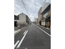 【京都府/京都市上京区今薬屋町】上京区今薬屋町　建築条件無し土地 前面道路(南から北方向)