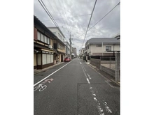 【京都府/京都市上京区今薬屋町】上京区今薬屋町　建築条件無し土地 前面道路(北から南方向)