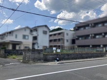 【京都府/京都市北区紫野南舟岡町】★三方角地★北区紫野南舟岡町 現地：前面道路含む土地写真