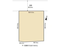 【兵庫県/神戸市灘区薬師通】神戸市灘区薬師通四丁目　土地 区画図