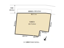 【東京都/東村山市栄町】東村山市栄町土地 区画図