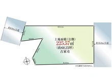 【千葉県/柏市大室】柏市大室 土地 区画図