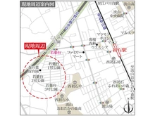 【千葉県/流山市若葉台】流山市若葉台 土地 現地案内図