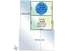 【千葉県/船橋市東船橋】船橋市東船橋1丁目 土地 区画図