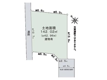 【東京都/町田市三輪町】町田市三輪町 土地 区画図