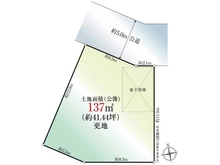 【東京都/町田市大蔵町】町田市大蔵町 土地 区画図