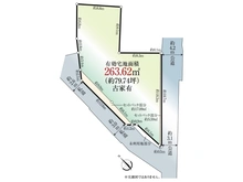 【神奈川県/藤沢市鵠沼松が岡】藤沢市鵠沼松が岡4丁目 土地 区画図
