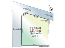 【東京都/武蔵野市吉祥寺東町】武蔵野市吉祥寺東町2丁目 土地 区画図