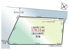 【神奈川県/鎌倉市材木座】神奈川県鎌倉市材木座6丁目 区画図