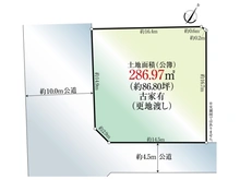 【神奈川県/横浜市栄区庄戸】横浜市栄区庄戸3丁目 土地 区画図